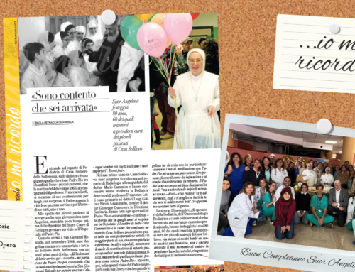 «Sono contento che sei arrivata segui sempre ciò che ti indicano i tuoi superiori»