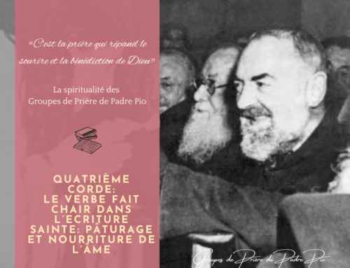 Quatrieme corde: Le Verbe fait chair dans l’Ecriture Sainte: Paturage et nourriture de l’ame